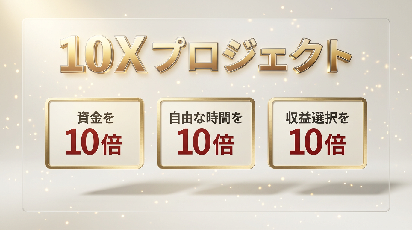 10Xプロジェクト - 資金・時間・収益選択を10倍に